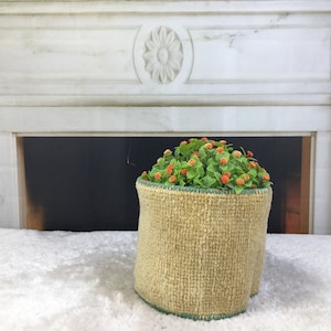 Handmade plant pot holder, Flower pot cover, Boho Decor Planter, Turkish rug basket, Vintage rug basket, Bohemian decor, Home decor, PH 791