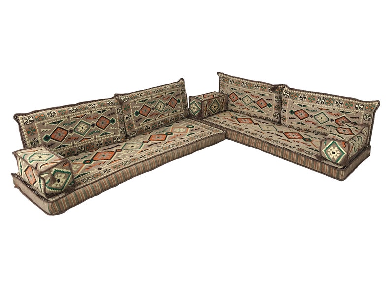 Pallet sofa, Arabic floor sofa, Handmade floor pillow, Couch pad sofa, Floor cushion set, Turkish floor sofa, Moroccan sofa set