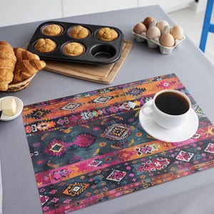 Impressive decor placemats, Colorful placemats, Home decor placemats, Printed table mat, Decorative placemat, Stylish placemat, 276