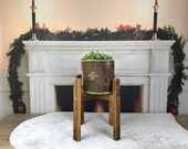 turkish rug basket, plant hanger basket, air plant holder, large planter, planter basket, vintage pot, orchid holder, planter bag, PH 3640