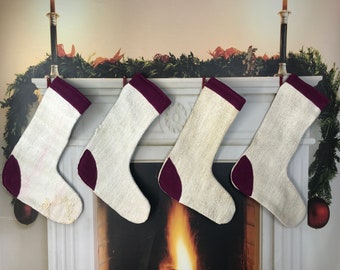 large christmas stockings, vintage stocking, colorful santa socks, bohemian tapestry, xmas tree hooks, gothic socks, handmade stockings,