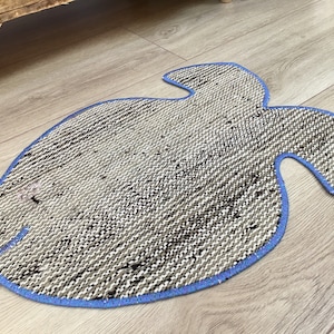 cat bowl stand, food & water bowl mat, non slip pet mat, cat mat, handmade mat, custom pet mat, pet supplies, pet gifts, pet food mat, PM 69