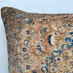 Body pillow, Oriental pillow, Pillow for bed, Throw pillow, Printed velvet, Both side, Sofa pillow, Chair pillow, Worn looking, 12512-01 image 7