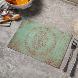 One sided placemats, Heat resistant placemats, Waterproof tableware, Non-slip placemats, Birthday event placemats, Dining placemats, 8794-02