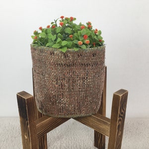 装飾用バスケット、植木鉢、吊り鉢、フロアバスケット、廊下用バスケット、バルコニー用鉢、丸型バスケット、ラグバスケット、編み込み鉢 PH 3941