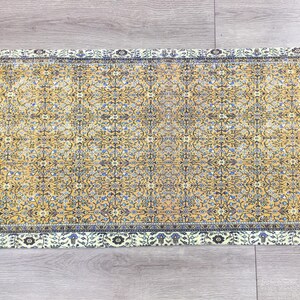 High quality printed rug design runner, Elegant chenille table scarf, Woven kilim table decor, Chic turkish rug runner, Table decor