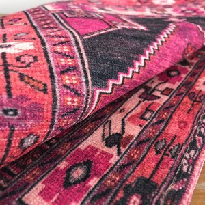 Statement placemats, High-quality table mats, Cultural decor, Heritage style placemats, Velvet Turkish rug design table mats, 8034-01 image 8