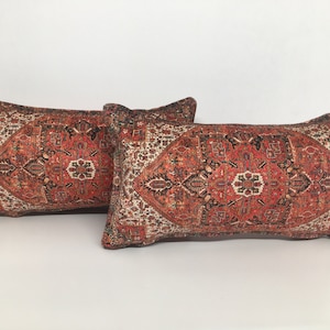 Throw pillow, Kilim pillow cover, Handmade pillow, Both side cushion, Boho pillow covers, Washable pillow, Velvet printed pillow, 12510-01
