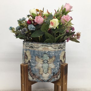houseplant basket, hanging planter, bohemian basket, handcrafted basket, plant holder, flower pots boho, floor basket, shelf basket, PH3951