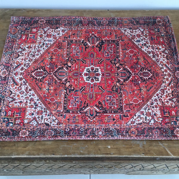 Oriental rug style, Kitchen table mats, Decorative placemats, Traditional turkish design, Woven pattern mats, Colorful table mats, 12510-01