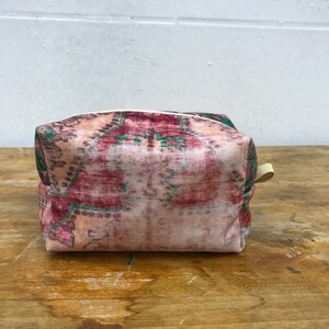 Bohemian makeup bag, Oriental design makeup bag, Handmade makeup bag, Kilim pattern makeup bag, Woman travel bag, Gift for mom bags