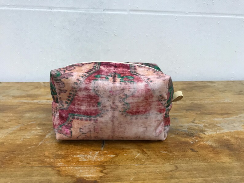 Bohemian makeup bag, Oriental design makeup bag, Handmade makeup bag, Kilim pattern makeup bag, Woman travel bag, Gift for mom bags