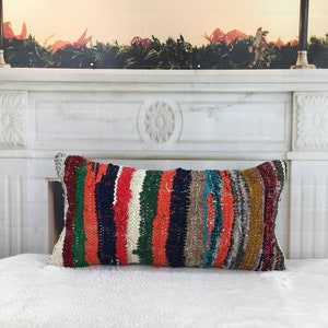 kilim pillow, pillow cover 12 x 24, decorative pillow, kilim pillow, throw pillow, handmade pillow, cover kilim, cushion, kilim cover, 1923