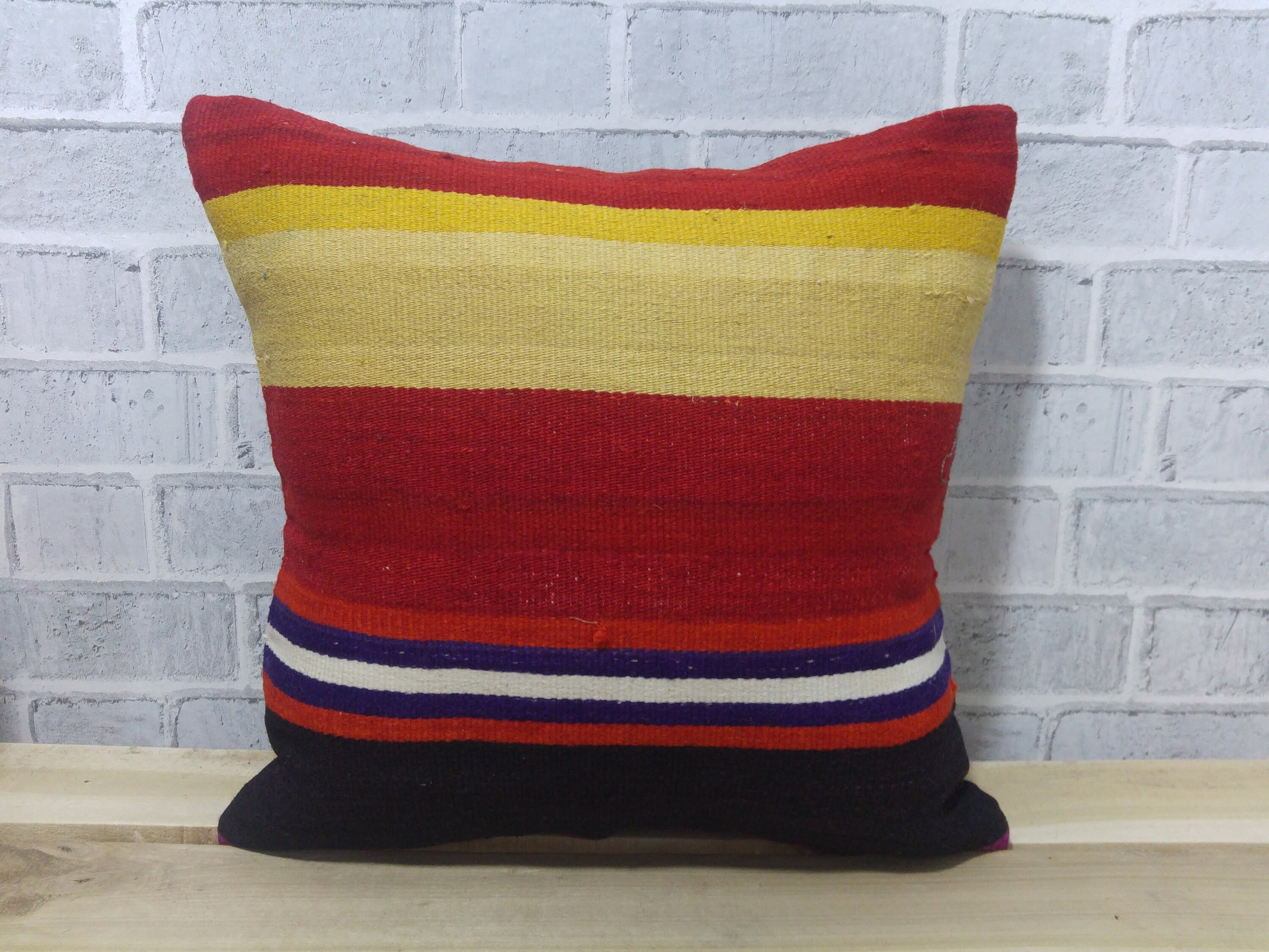 Floor Pillow Kilim Pillow Cover Handmade Pillow Cushion Etsy