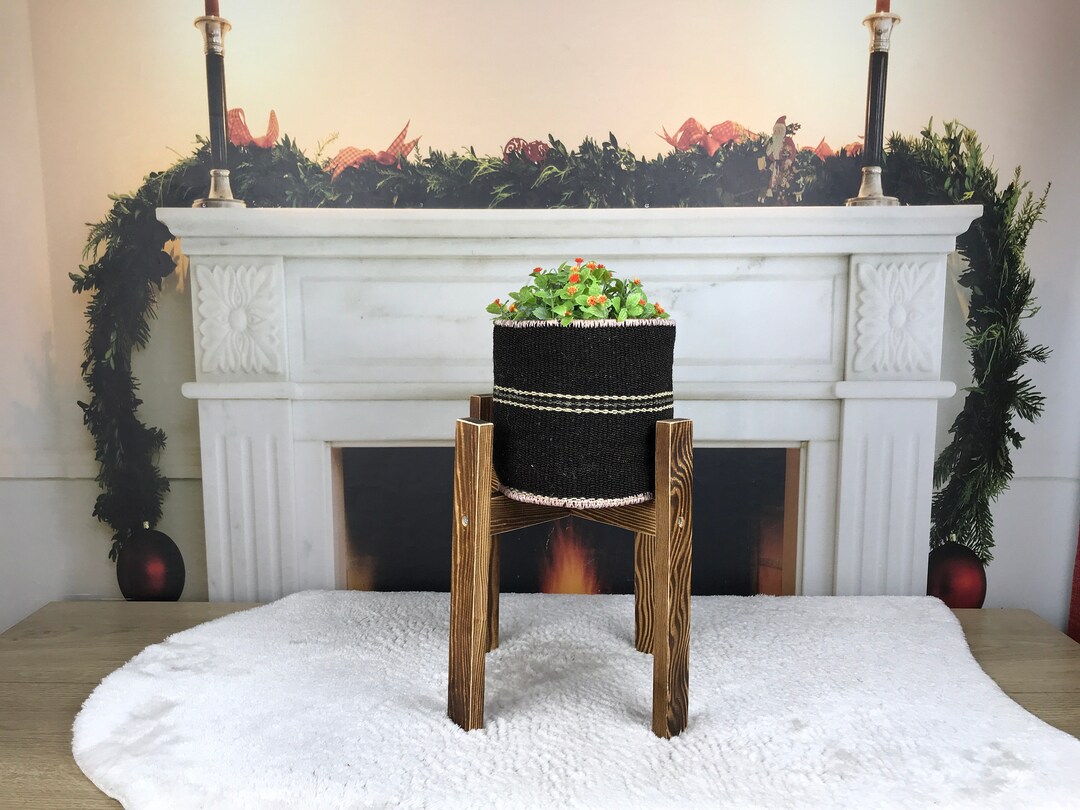 Black Hanging Pots Flower Pot Holder Door Air Planters Etsy