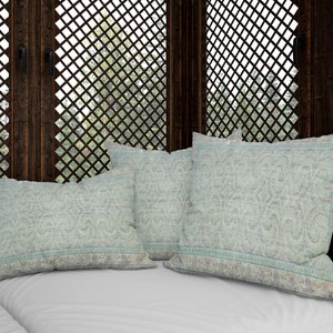Almohada de cama, almohada de abrazo, almohada lumbar, almohada oriental, funda de almohada turca, cojín de terciopelo, cojín de banco, almohada decorativa, 4979-01