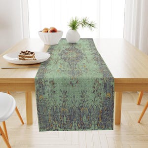 Artistic rug runner,Excellent runner, Party event runner, Rustic style table decor, Ikat table sheet, Dining table scarf, Home decor,6936-02 image 10