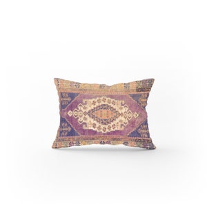 Ethnic vibes, Pastel pillow cover, Decorative pillow, Throw pillow, Gorgeous pillow, Velvet cushion, Danish color, Print pillow, 12502-01