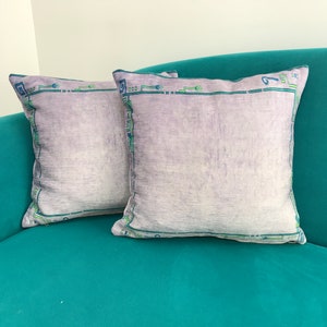 Funda de almohada moderna, almohada de lavanda, almohada de lujo, diseño de alfombra turca, almohada bonita, funda de almohada europea, almohada de terciopelo, regalo para un nuevo hogar, 4566-03