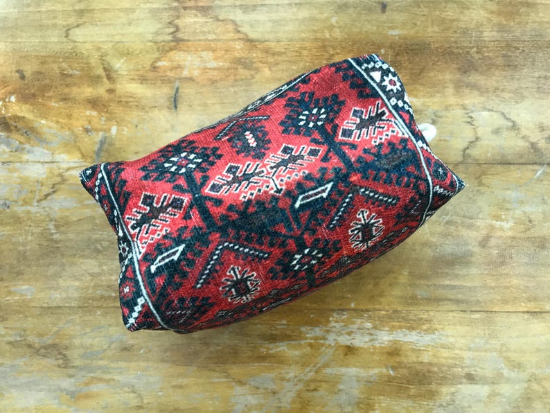 Bolsita hecha a mano, neceser de maquillaje kilim, organizador de viaje, bolso de viaje boho chic, bolso para joyas, bolso para accesorios, neceser para delineador de ojos, regalo para ella imagen 10