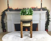 flower pot basket, vintage planter basket, large orchid planter, flower pot holder, plant pot cover, decor pot basket, plant stand, PH 3578