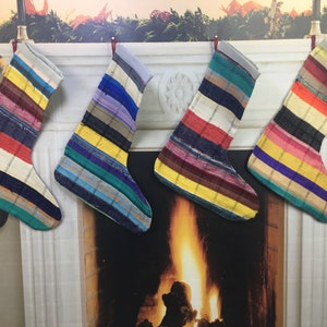 wall decor stockings bohemian kilim stockings, holiday stocking, vintage kilim christmas stocking from turkish kilim rug, christmas tree