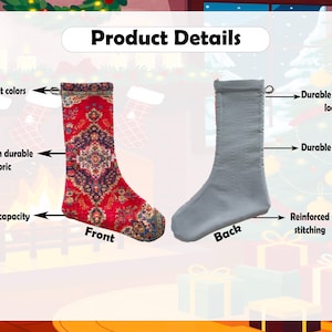 kilim christmas stocking, turkish rug stocking, boho decor, christmas ornament, kitchen decor, boho christmas stocking, kilim rug stocking