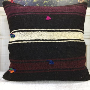 handmade pillow, pillow cover, boho pillow, 24 x 24 pillow, bedroom pillow, bedding pillow, bohemian kilim pillow, farmhouse pillow , 2050