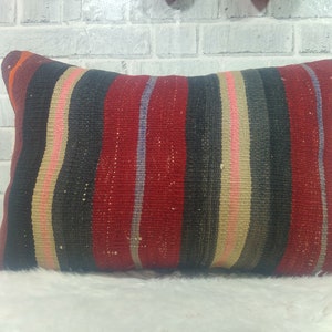 sofa pillow, bench pillow, kilim pillow, handmade pillow, turkish pillow, outdoor pillow, 16 x 24 pillow, sofa pillow, couch pillow, 1727
