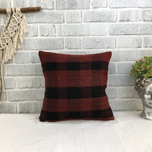 turkish kilim pillow, vintage cushion cover, throw pillow, couch pillow, apartment pillow, bedding pillow, ethnic pillow, yoga pillow, 1153