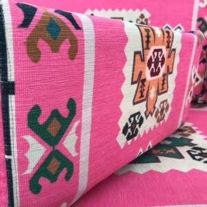 Pink floor seating, Majlis sofa set, Arabic sofa, Floor couch, Window seat cushion, Reading nook cushion, Chenille cushion cover, FS 19 画像 6