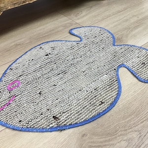 food & water bowl mat, non slip pet mat, cat mat, handmade mat, custom pet mat, dog food mat, pet supplies, pet gifts, pet food mat, PM 78