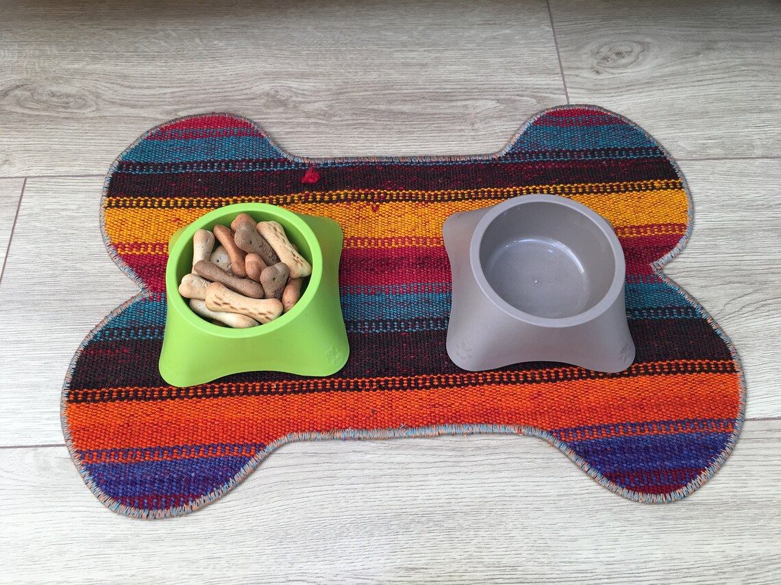 Dog bowl stand custom pet mat ped food or water pat pet Etsy
