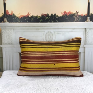 desing kilim pillow, decor lumbar, throw pillow, pillow for couch, office chair pillow, kitchen pillow case, 16 x 24 pillow cover, 2376