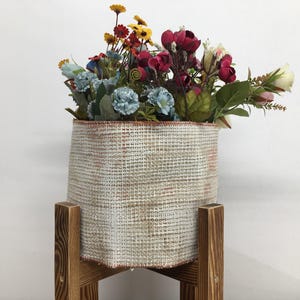 planters pot, houseplant pot, flower pot boho, orchid holder, big planter, handmade planter, turkish rug basket, basket for decor, PH 4230