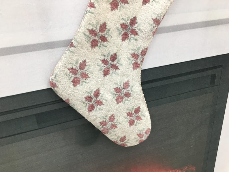 Kilim Christmas Stocking, Red Traditional Decor, Handmade Turkish Rug Print, Personalized Boho Mantel Sock, Anatolian Pattern Gift