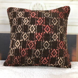 throw kilim pillow, bedroom pillow, sofa pillow, home decor pillow, 16 x 16 kilim pillow, gift pillow, kilim cushion, pillow cover,4426