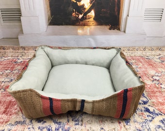 Katzenbett, Katzenhaus drinnen, Katzenhäuser, Katzenbett einzigartig, Katzenbetten Boho, Hundekatzen-Höhlenbett bequem, Designer-Katzenmöbel, DB 38