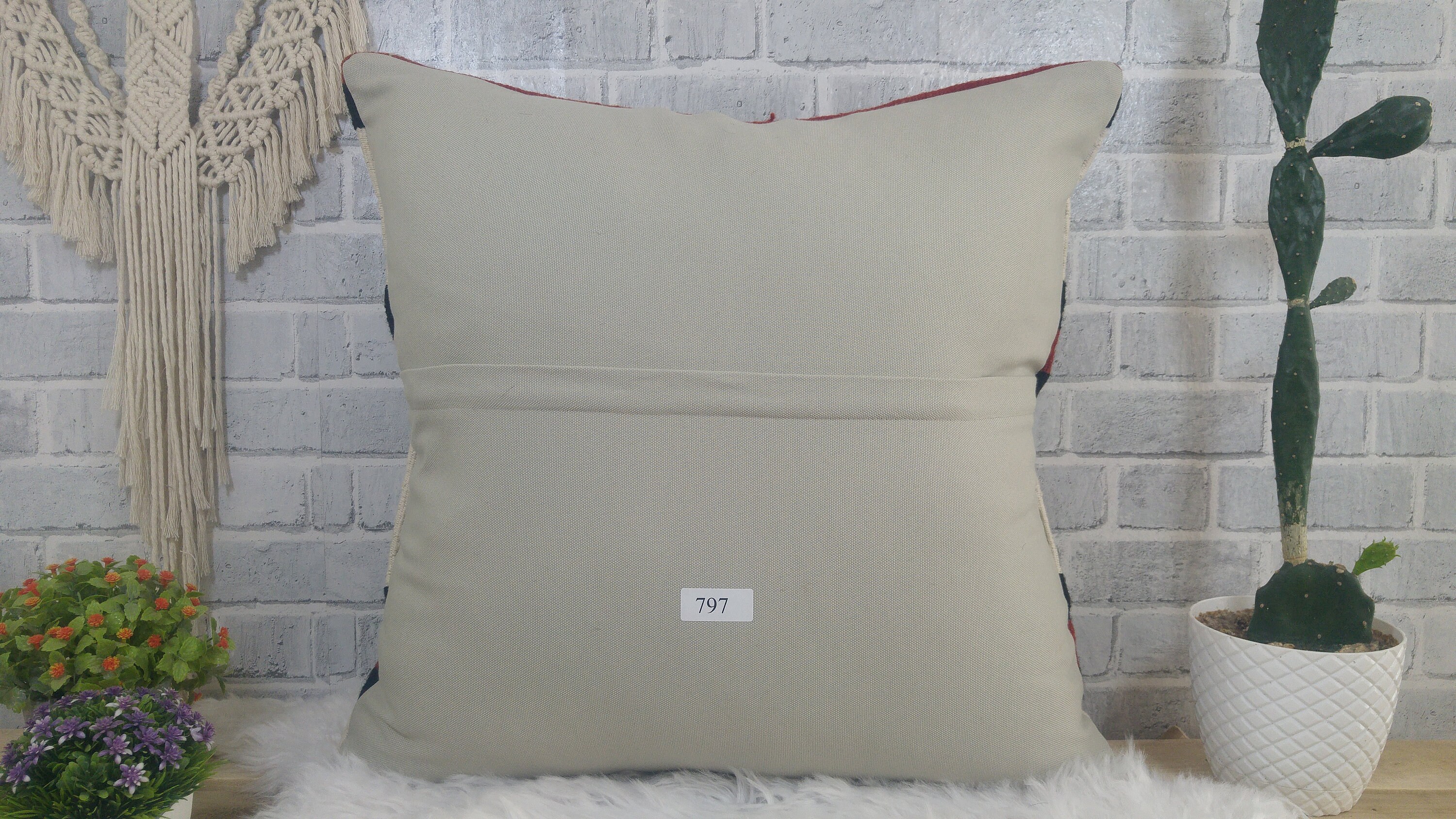 Organic pillow cover 24 x 24 pillow floor pillow kilim Etsy