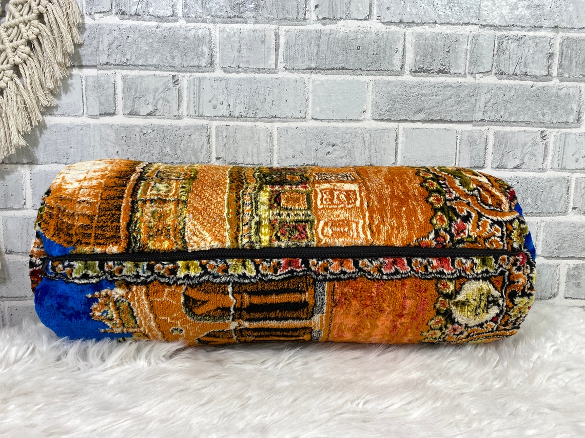 Decorative Pillow Roll Couch Pillow Soft Yoga Pillow Etsy