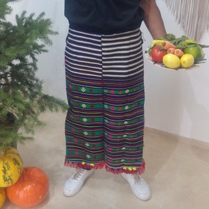 kilim vintage apron , very unique apron , christmas apron , apron for kitchen , ethnic apron , antique apron , hand woven apron