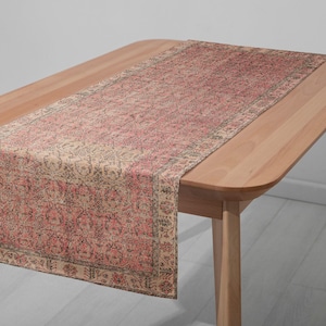 Excellent chemin, écharpe décorative pour la cuisine, chemin de bureau de maquillage, chemin de table à manger, chemin de table design botanique, chemin de table en laine, 5860-03