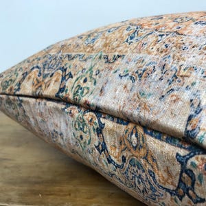 Body pillow, Oriental pillow, Pillow for bed, Throw pillow, Printed velvet, Both side, Sofa pillow, Chair pillow, Worn looking, 12512-01 image 4