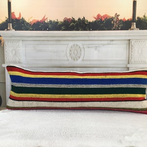 kilim pillow, washable pillow, throw pillow, floor pillow, 12 x 36  kilim pillow, turkish kilim pillow, boho corner pillow, home decor, 2085