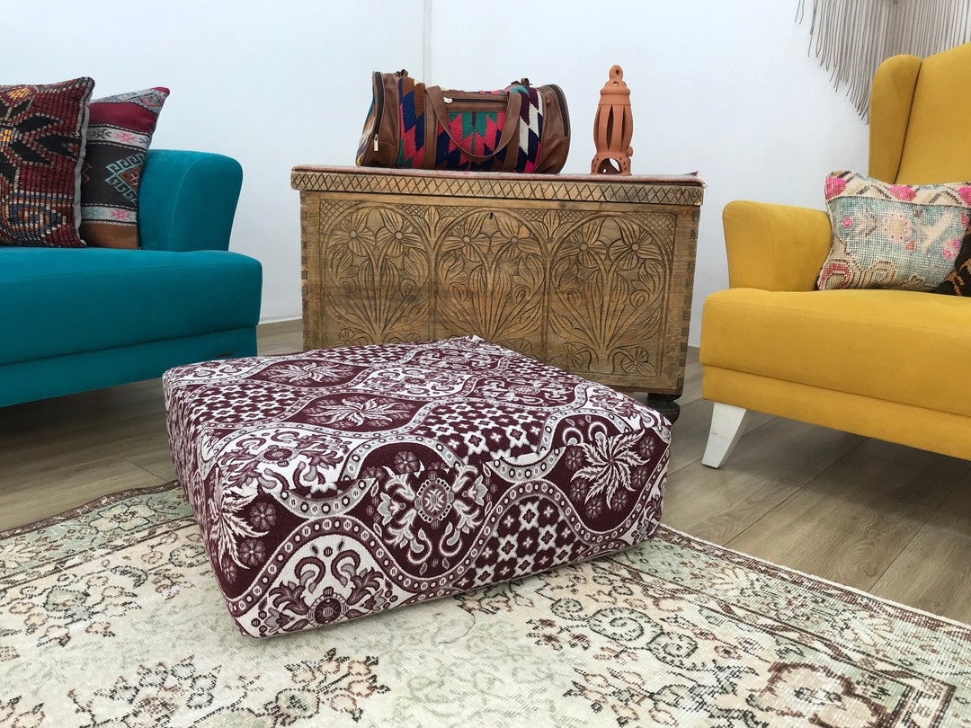 Floor Cushion Couch Cushions Moroccan Cushion Handmade Etsy UK