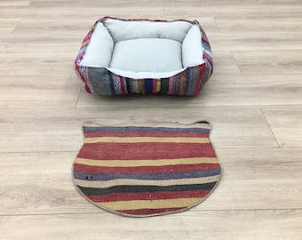 ペット用給餌マット、滑り止めペットマット、猫マット、手作りマット、ペット用品、ペットギフト、ペットフードマット、猫好きへのギフト、子猫マット、PM 2329