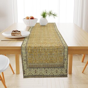 Hochwertiger bedruckter Teppich-Designer, Eleganter Samt-Tischschal, Gewebter Kelim-Tischdekor, schicker türkischer Teppichläufer, Tischdekor, 5821-03 Bild 16