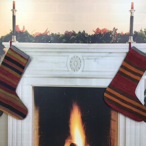 calcetines navidad, traditional stocking, kilim stocking, christmas stocking, halloween gift, santa socks, fire place hanging, new year gift