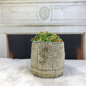 Livingroom decor, Flower pot basket, Turkish rug basket, Planter, Bathroom decor, Bedroom decor, Storage organizer, Indoor planter, PH789