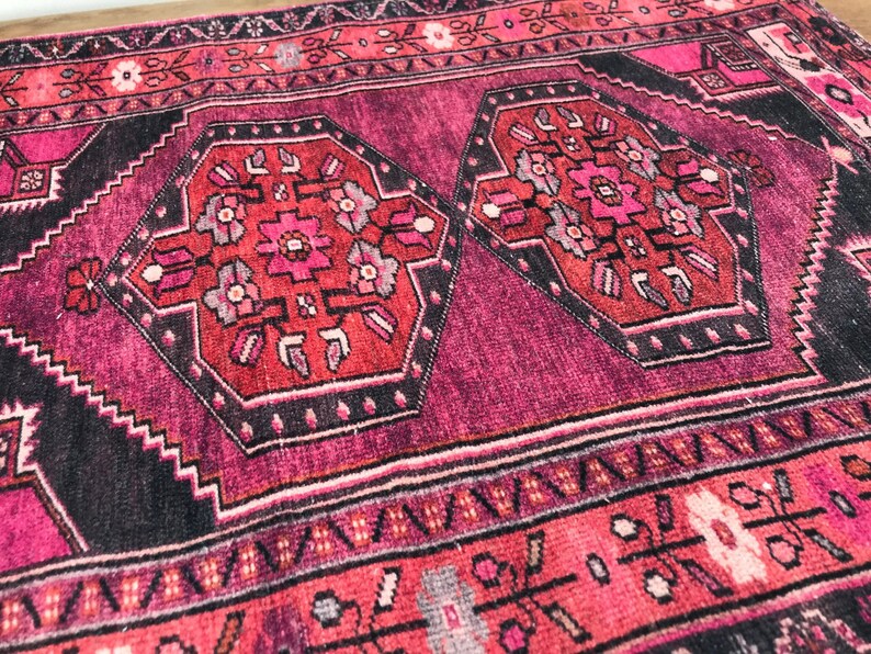 Statement placemats, High-quality table mats, Cultural decor, Heritage style placemats, Velvet Turkish rug design table mats, 8034-01 image 3